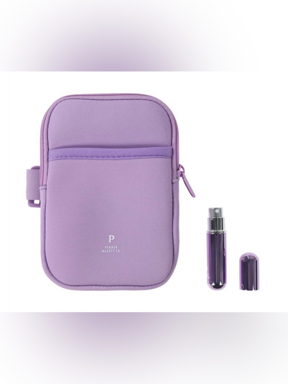 NWT Lavender Adjustable Water Bottle Pouch